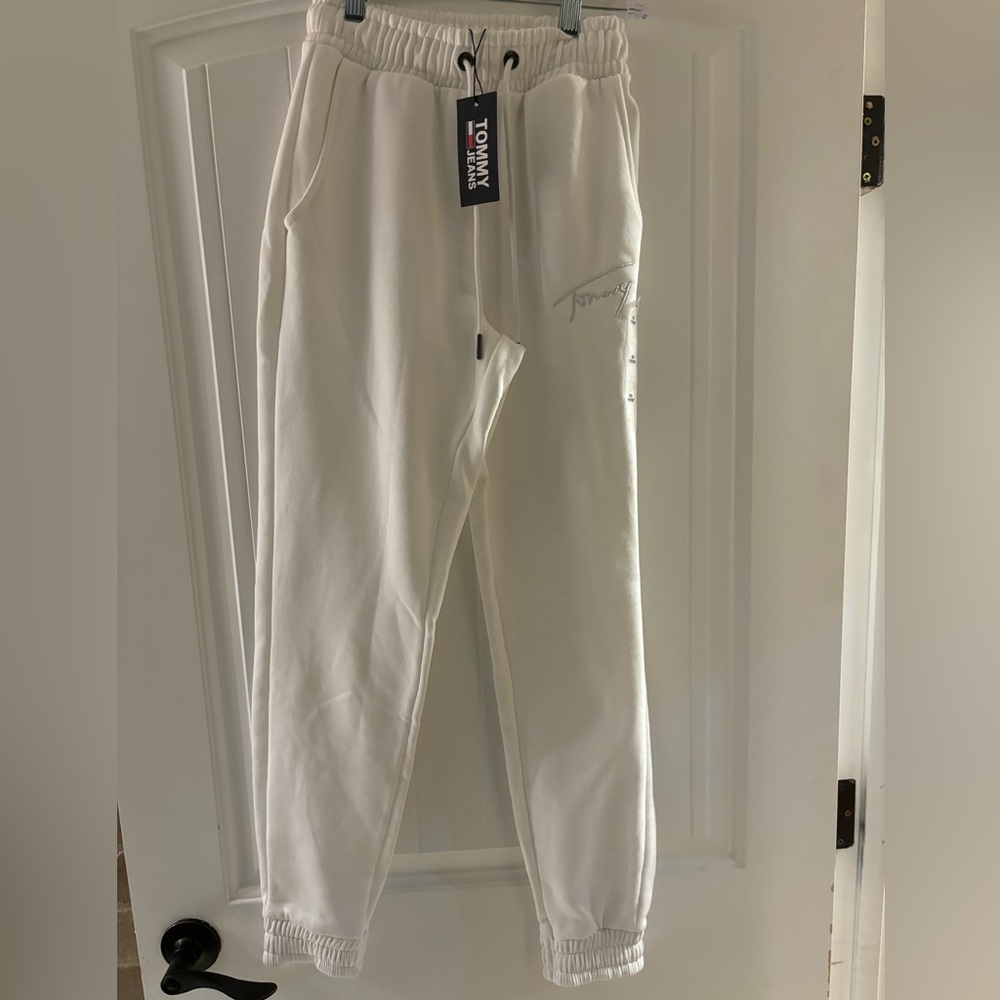 Tommy Hilfiger White Sweat Pants NWT